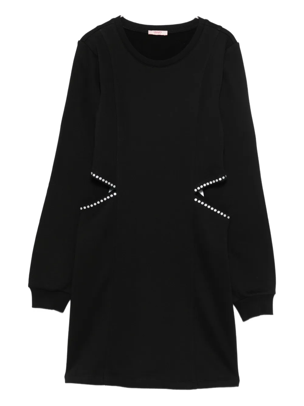 

Платье с вырезами и декором Liu Jo Kids, черный
