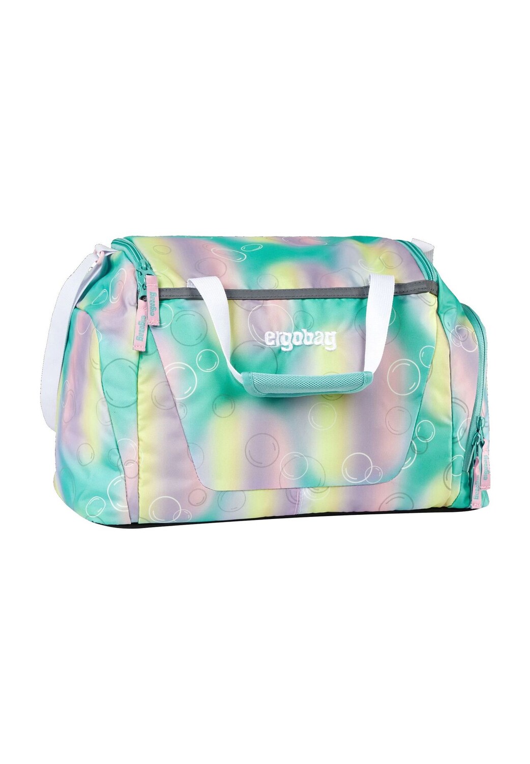 

Спортивная сумка, молния, ремень через плечо, детская ergobag, мята