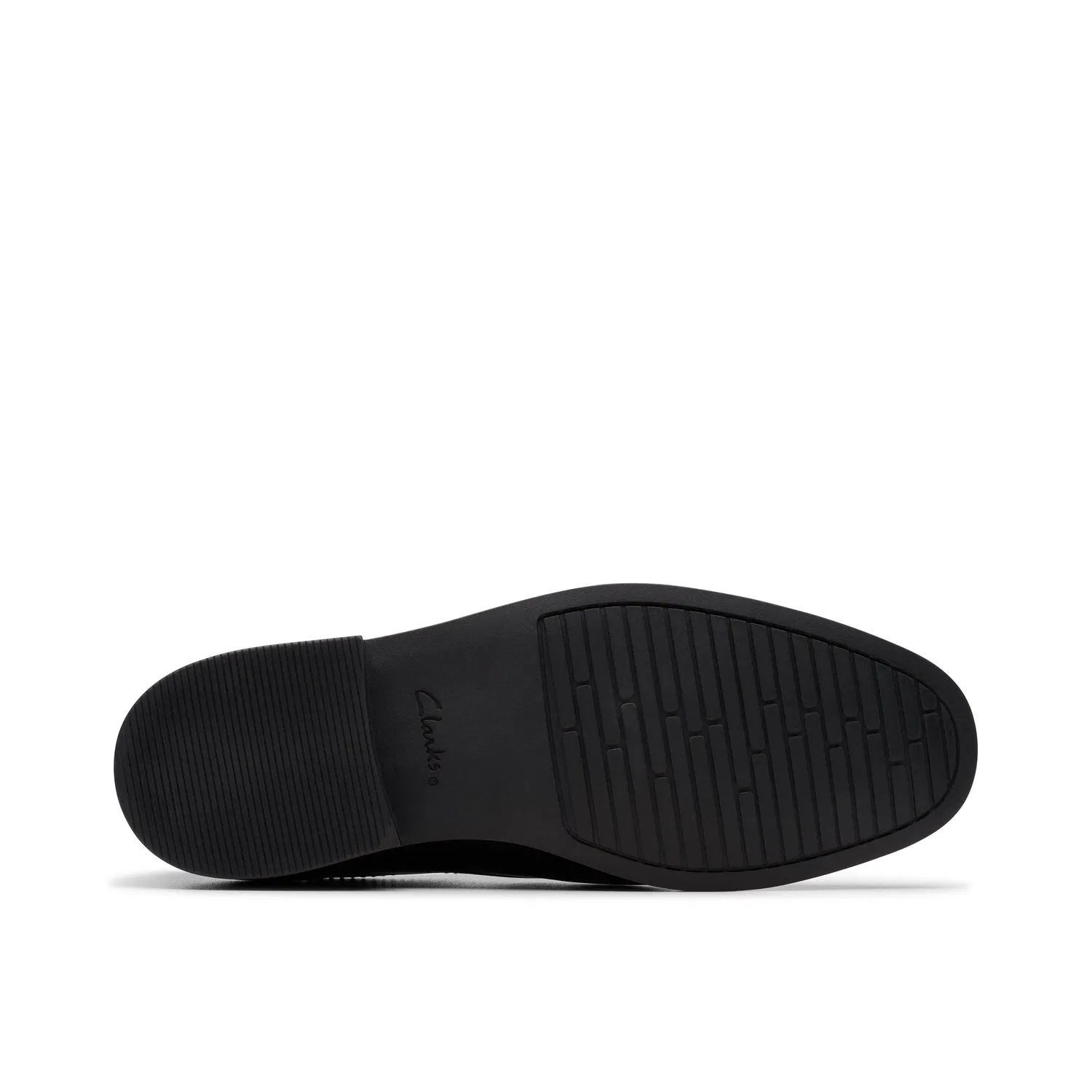 Туфли кожаные на шнуровке Clarks, черный — фото 3
