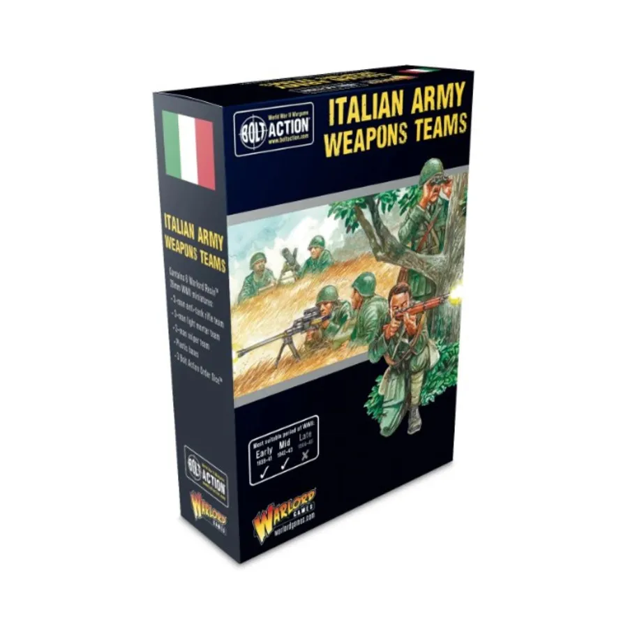 

Группа вооружения итальянской армии, Bolt Action - Italian (28mm)