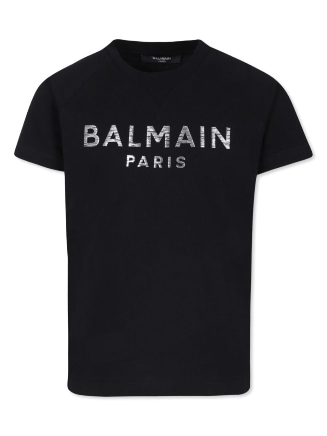 

Balmain Kids футболка с вышитым логотипом, черный