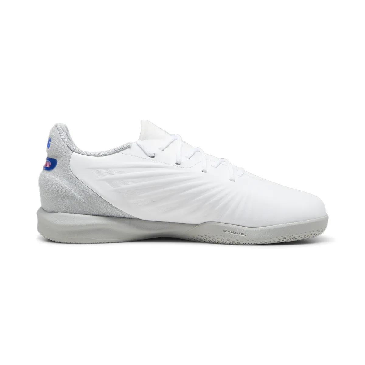 Кроссовки PUMA для дома "KING MATCH IT JR", цвет Puma White-Bluemazing-Flat Light Gray — фото 3