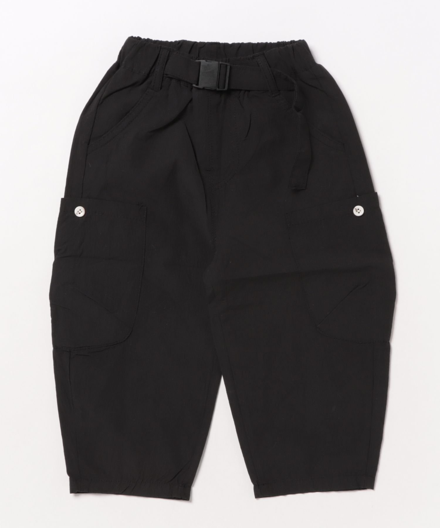 Брюки-карго с поясом Aimoha Kids, black