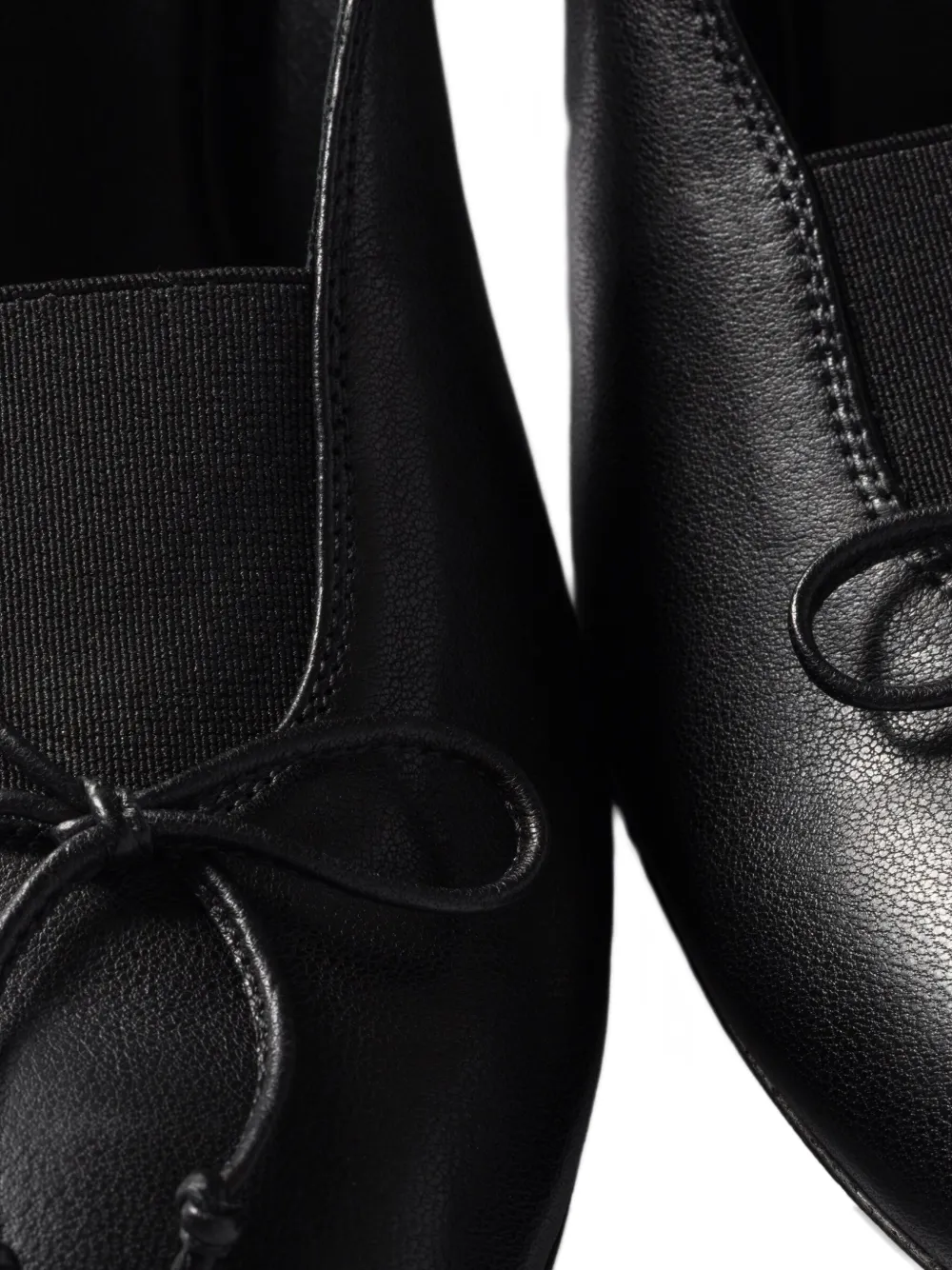 Туфли-лодочки на блочном каблуке MIU MIU, черный — фото 4