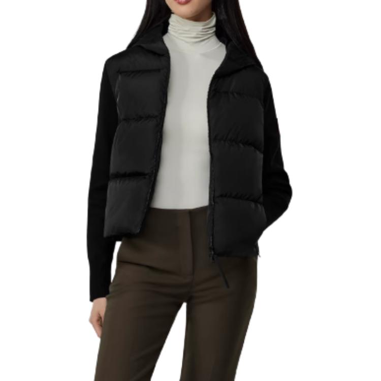 

Canada Goose Женская пуховая куртка HyBridge Series FW24 черная, Black