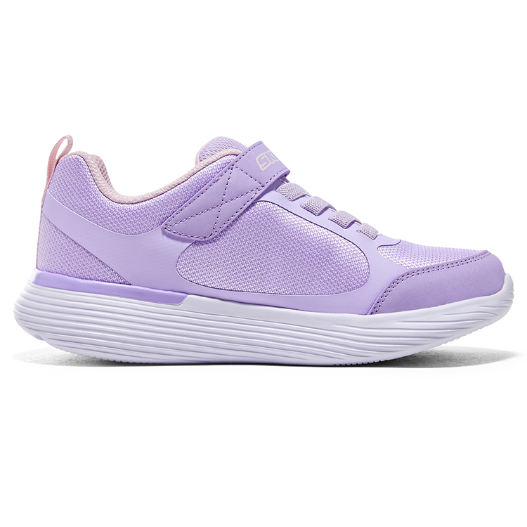Go Run 400 V2 Low Top Детские Повседневные Кроссовки Лавандовые Skechers, Лавандовый/Розовый — фото 2