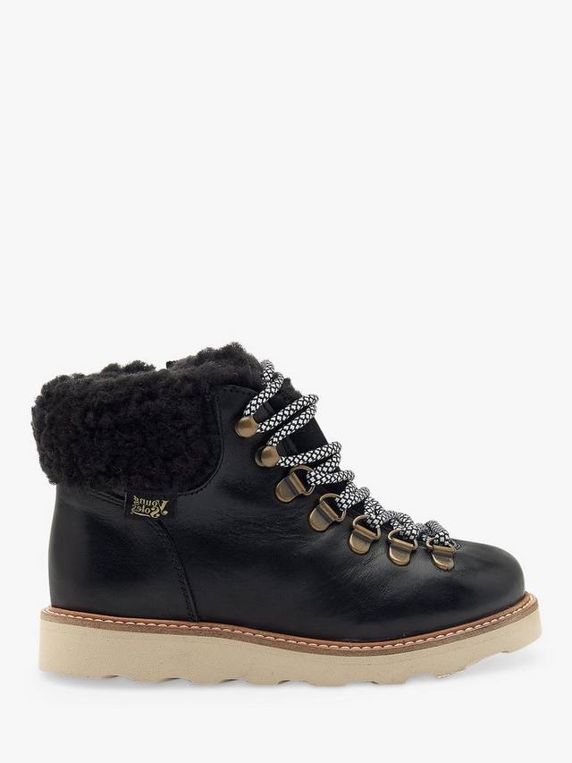 

Детские походные ботинки Eddie с меховой отделкой Young Soles, Black