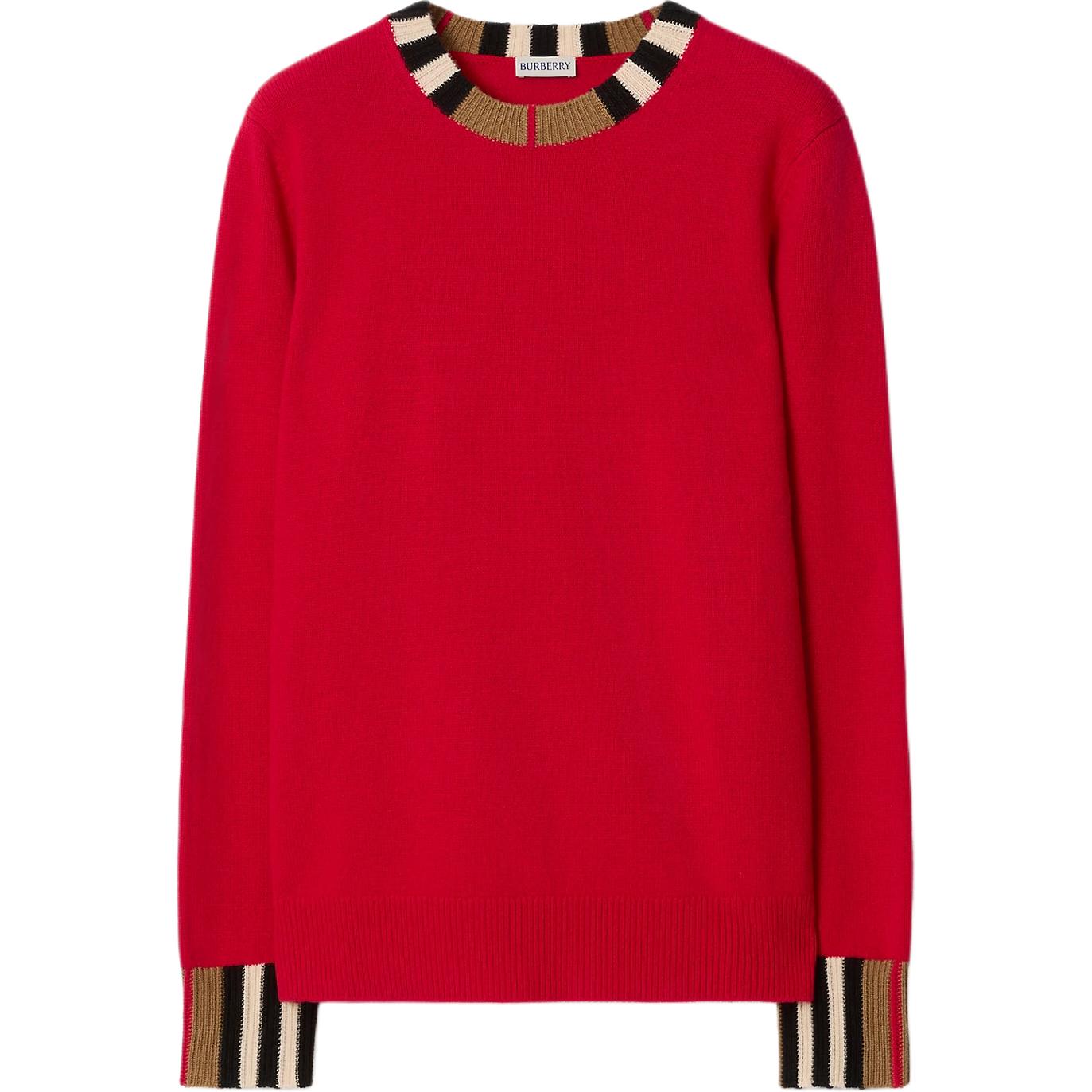 

Burberry Свитер Women's Rose Red Crew Neck Moderate Others