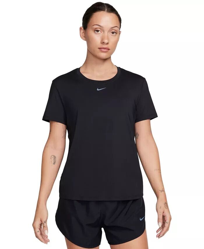 

Женский топ One Classic с короткими рукавами Dri-FIT Nike, черный