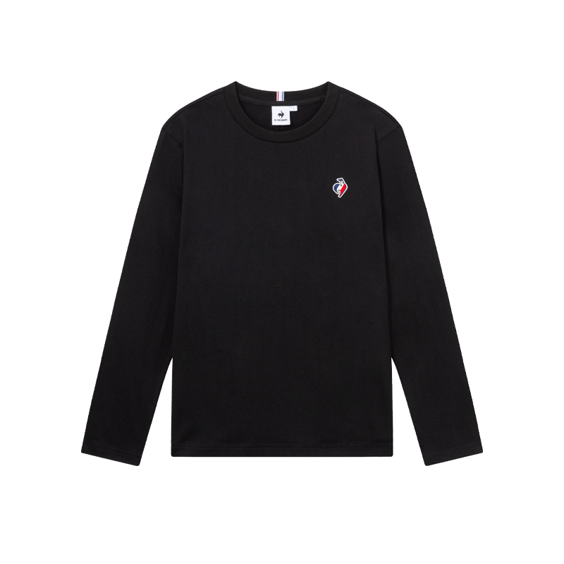 

Футболка с длинным рукавом и круглым вырезом унисекс Le Coq Sportif, черный