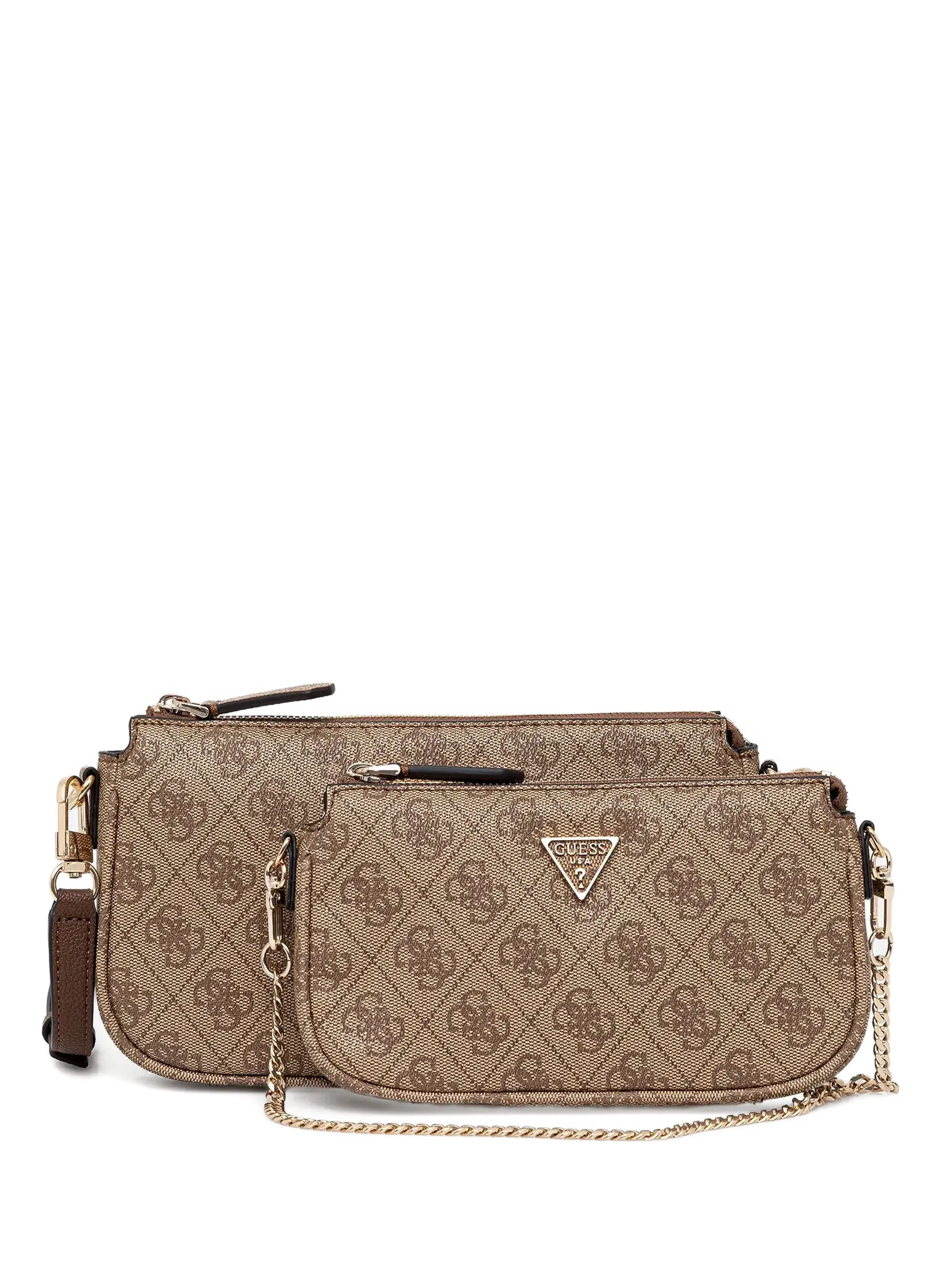 

Сумка через плечо с монограммой Guess Usa, коричневый