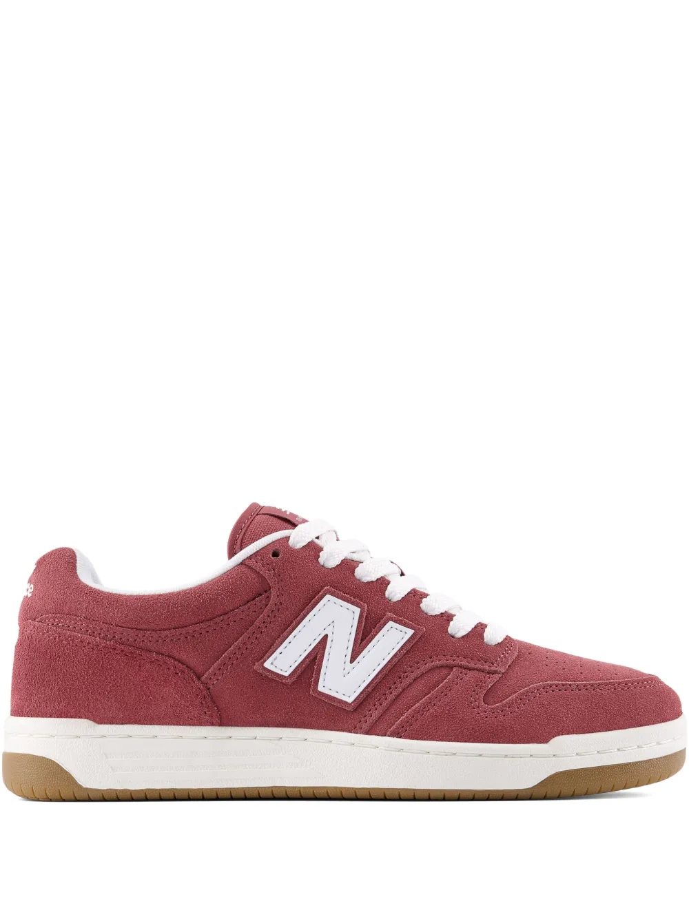

Кроссовки 480 с перфорацией и логотипом New Balance, красный