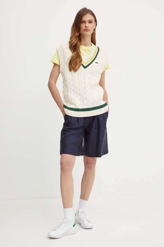 Хлопковая футболка Tommy Hilfiger, желтый — фото 2