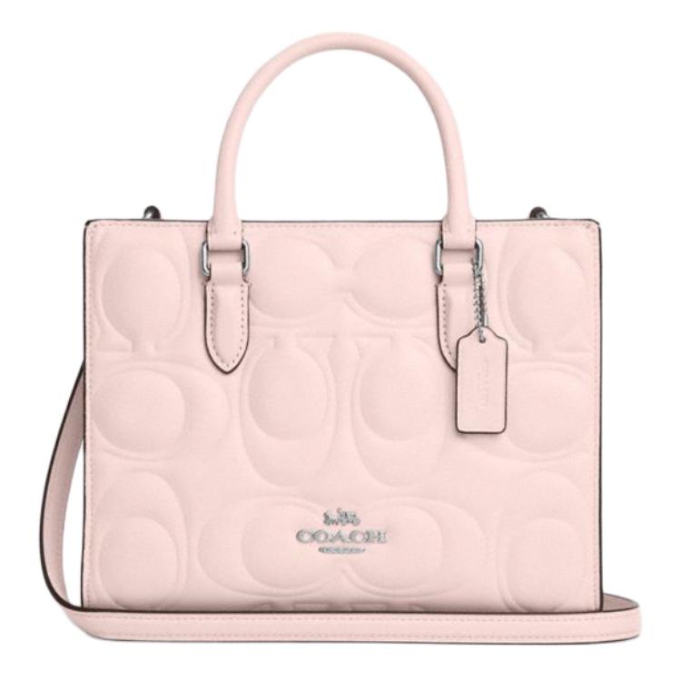 

COACH Сумка-тоут Maggie Smooth Leather, шоппер, сумка через плечо, маленькая женская сумка pink