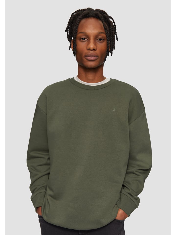 

Толстовка QS Sweatshirt langarm, оливковый