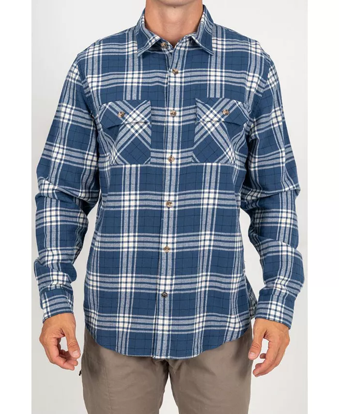 

Мужская фланелевая рубашка Park Mountain Khakis, синий