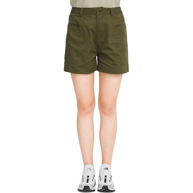 

Повседневные шорты женские зеленые The North Face