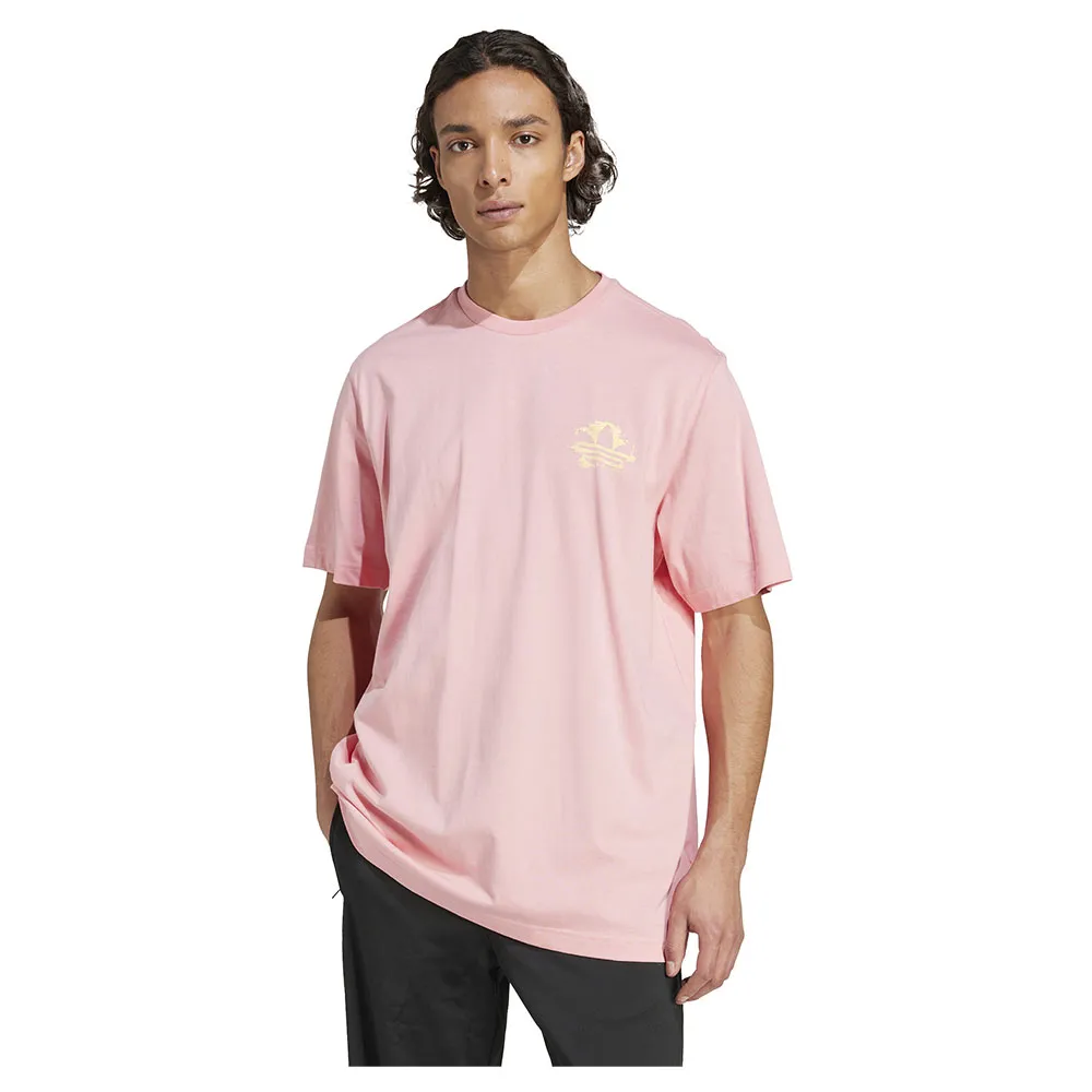 

Футболка с коротким рукавом adidas Originals Graphic, розовый