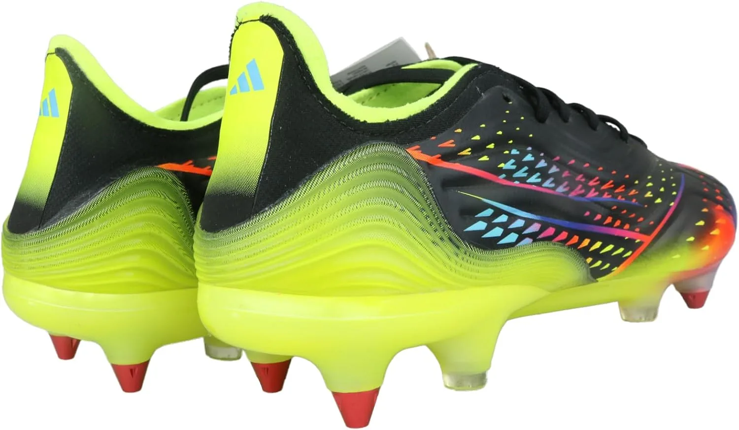 Мужские кроссовки Adidas Copa Sense.1 Sg, черный/желтый/голубой — фото 4