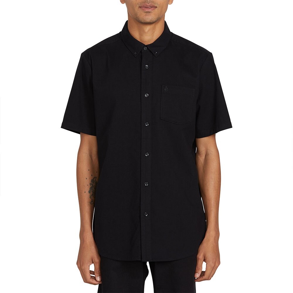 

Рубашка с коротким рукавом Volcom Everett Oxford, черный