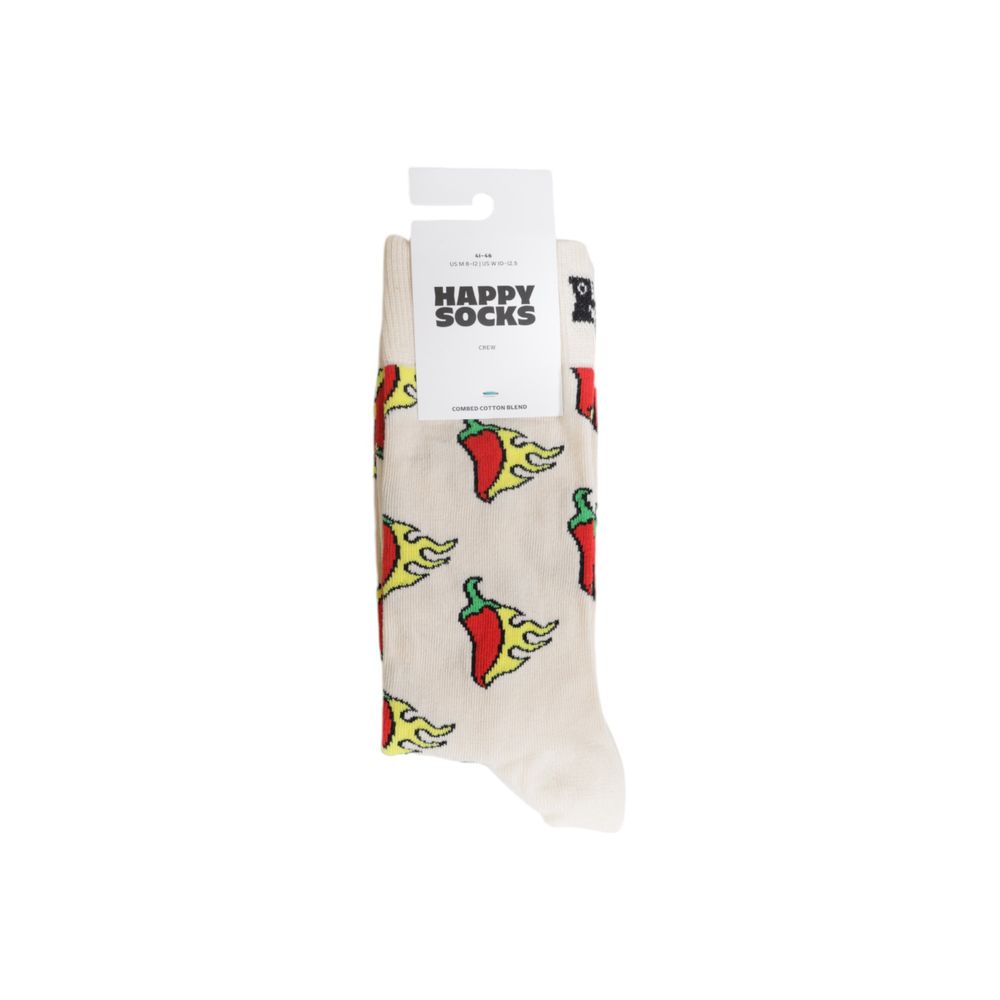 

Бежевый хлопковый носок Happy Socks