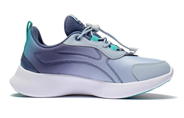Детские кроссовки Lingyue Kids Lifestyle GS Low-top серые/синие Lining Young — фото 2