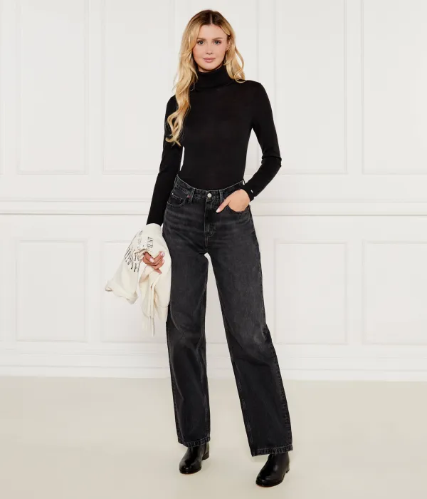 Шерстяная водолазка Slim fit Tommy Hilfiger, черный — фото 2