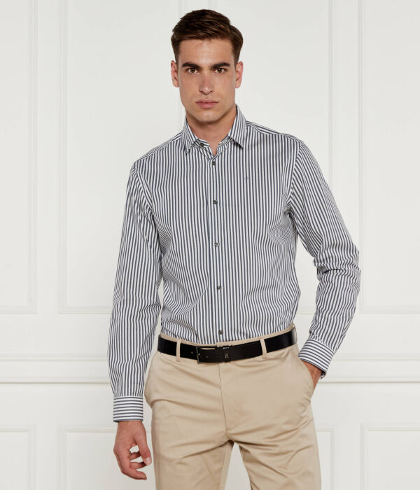 

Рубашка Calvin Klein Regular Fit, белый / синий