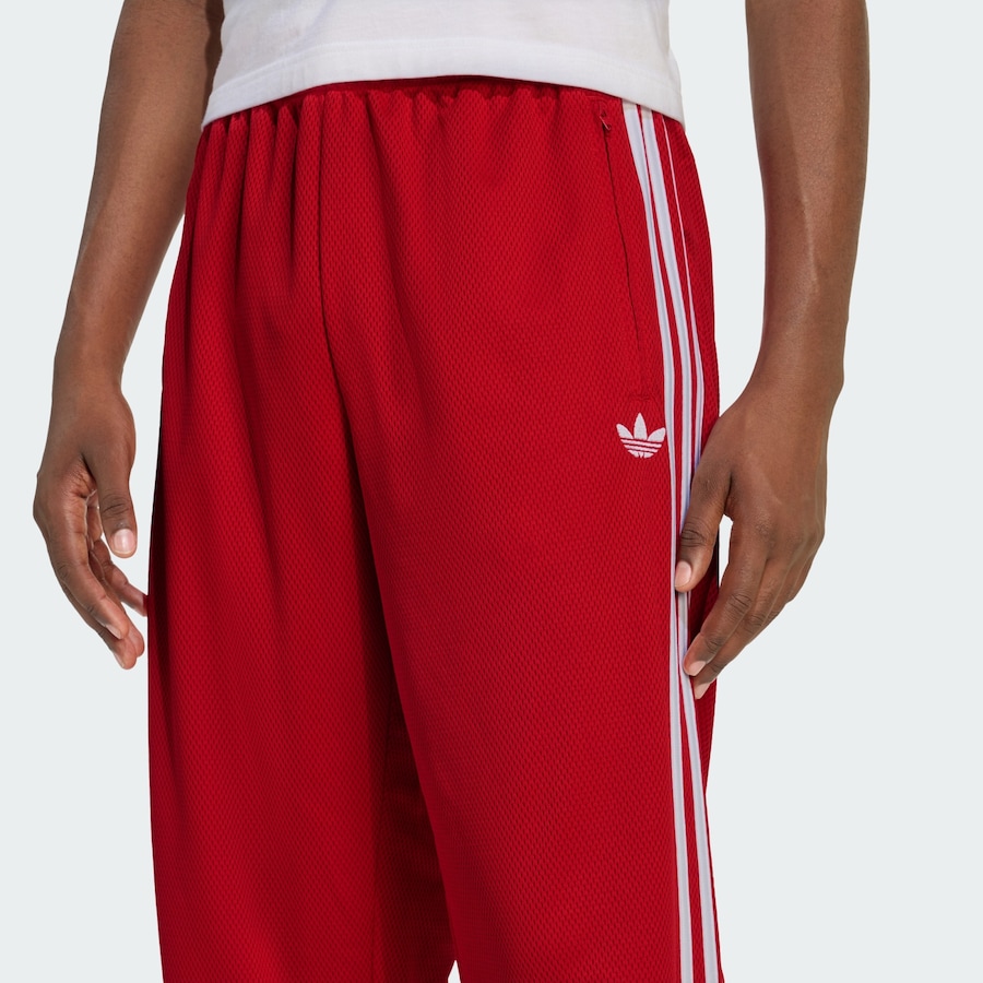 Обычные брюки ADIDAS ORIGINALS Firebird Adicolor, красный — фото 4