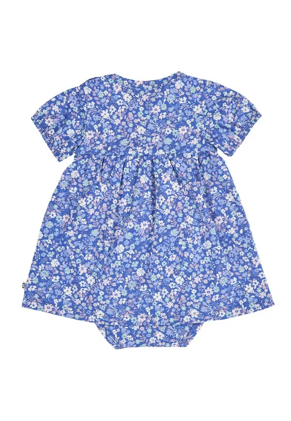 Трикотажное платье baby und kleinkindzubehör 1581035910 лазурно-голубого цвета nectartofu Müsli By Green Cotton, Azure Blue-Nectar-Tofu — фото 2