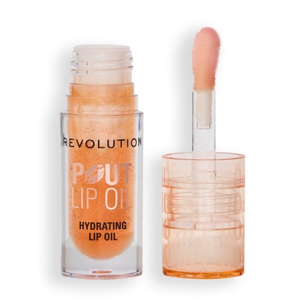 

Revolution Pout Lip Oil Nourishing Tinted High Shine Non Sticky Revolution Beauty