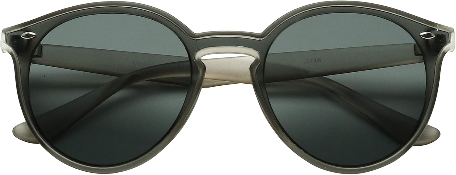 

Солнцезащитные очки ShadyVEU Oversized Round Cat Eye с оправой P3 в форме замочной скважины, ретро-стиль, тонированные плоские линзы, оправа в виде рога, минималистичный дизайн, Gray Frame