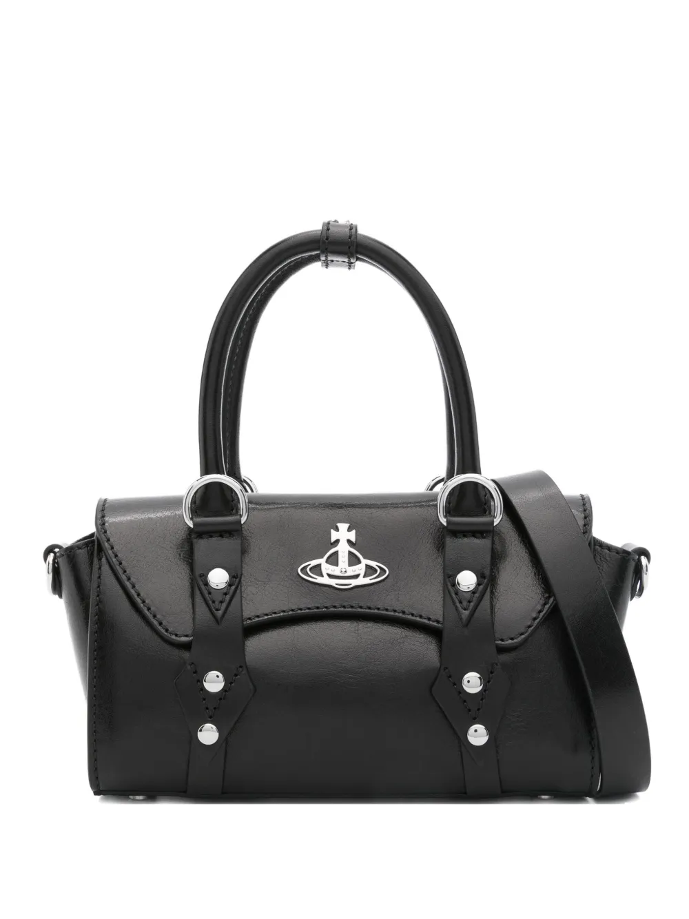 

Сумка-тоут с декором Orb Vivienne Westwood, черный