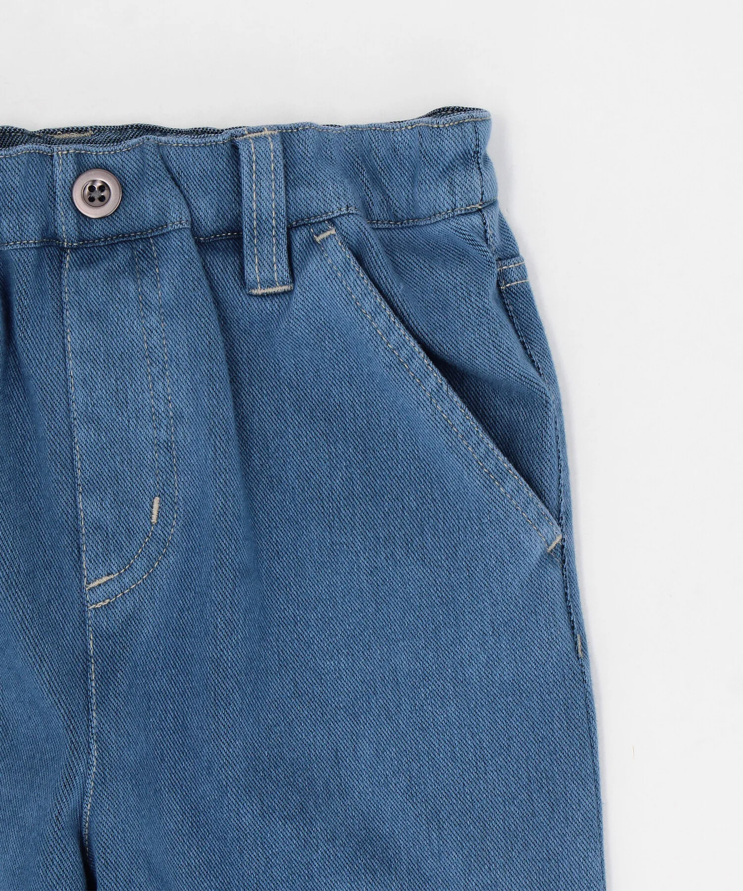 Детские штаны эластичные Nobi Nobi Pants COMME CA ISM индиго — фото 4