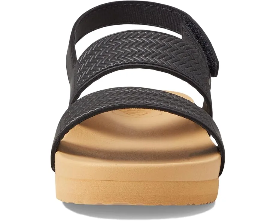 Сандалии Reef Kids Reef Kids Water Vista Sandal (Little Kid/Big Kid), Black/Tan — фото 2