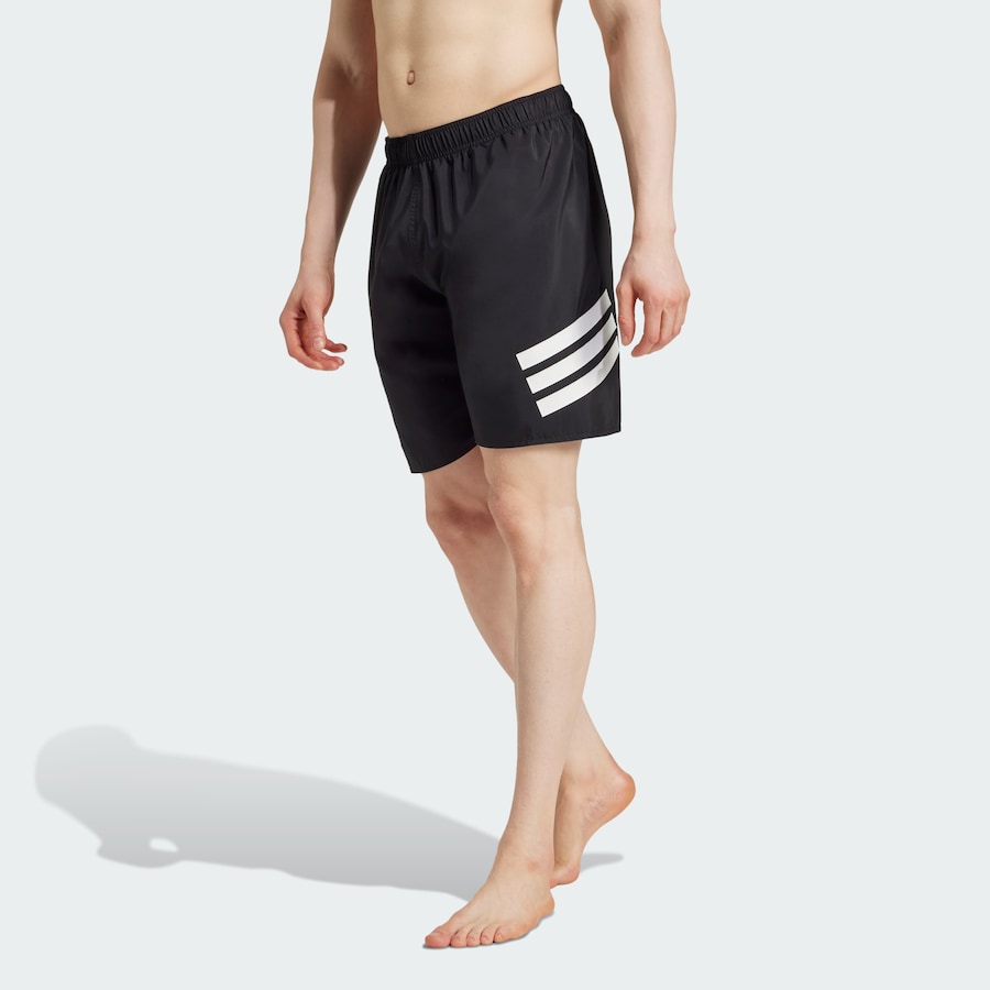 Шорты для серфинга ADIDAS SPORTSWEAR 3-Stripes 8-Inch, черный — фото 2