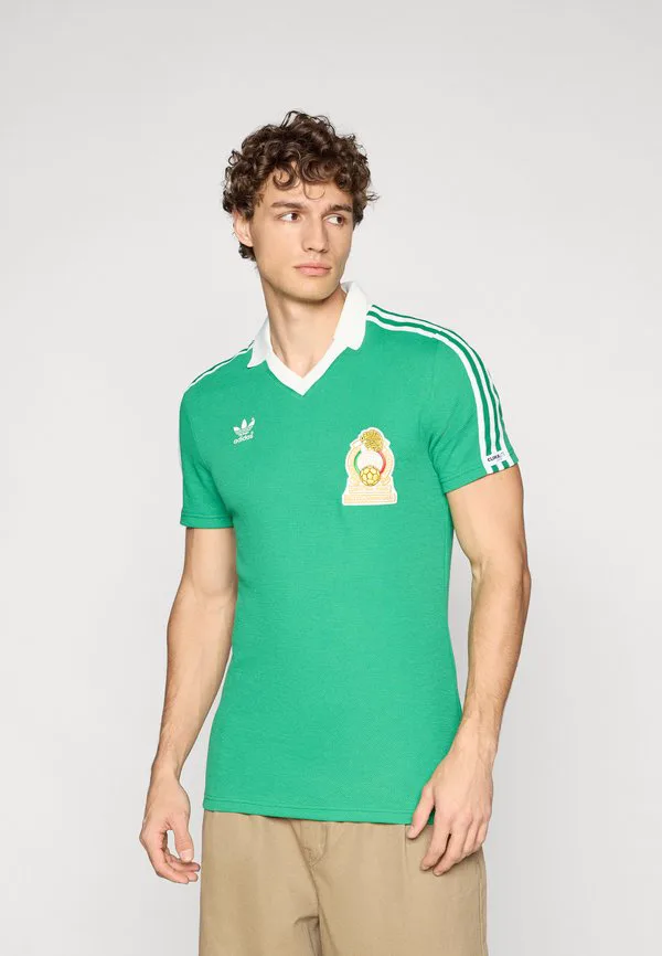 Домашняя футболка сборной мексики 1986 года Adidas Performance, Green