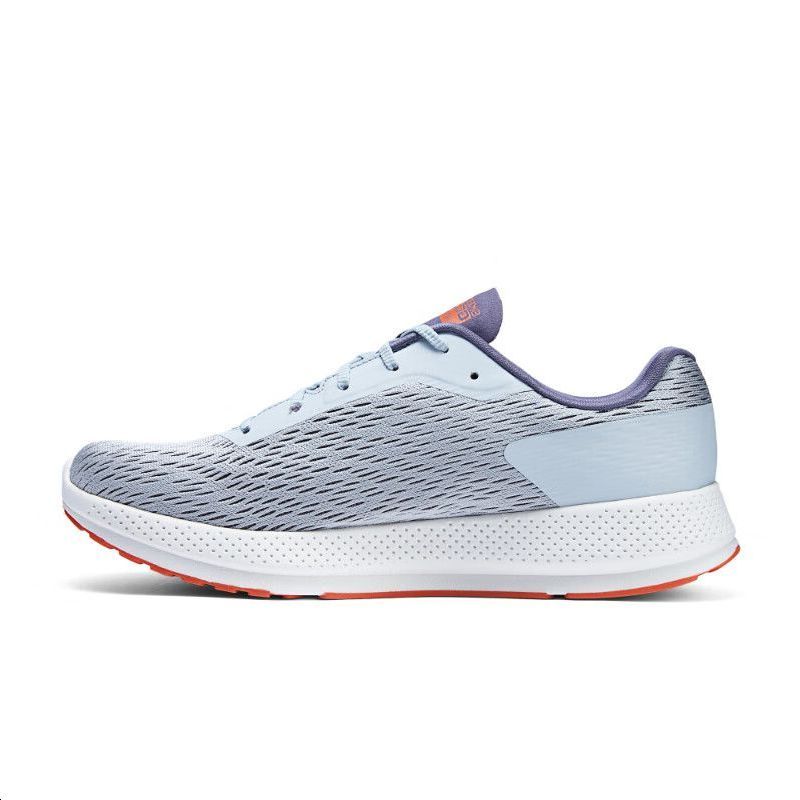 

Skechers Амортизирующие износостойкие низкие кроссовки для бега, мужские, серо-оранжевые