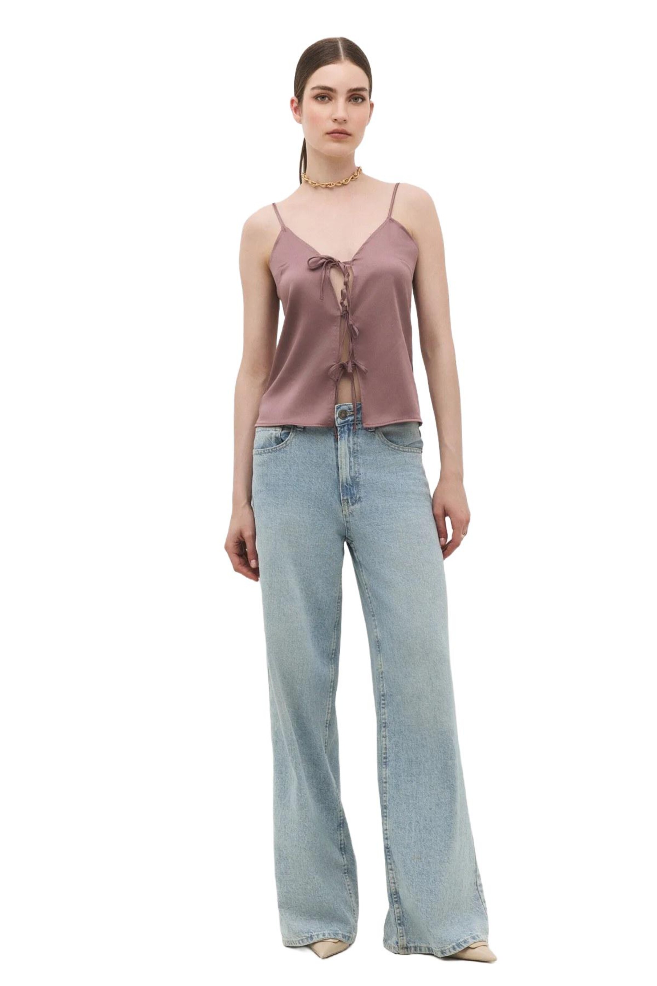 

No Matter What Топ в светло-фиолетовом цвете