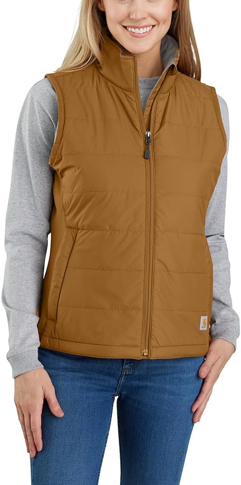 

Женский утепленный жилет Carhartt Rain Defender Relaxed Fit Lightweight, Carhartt Brown