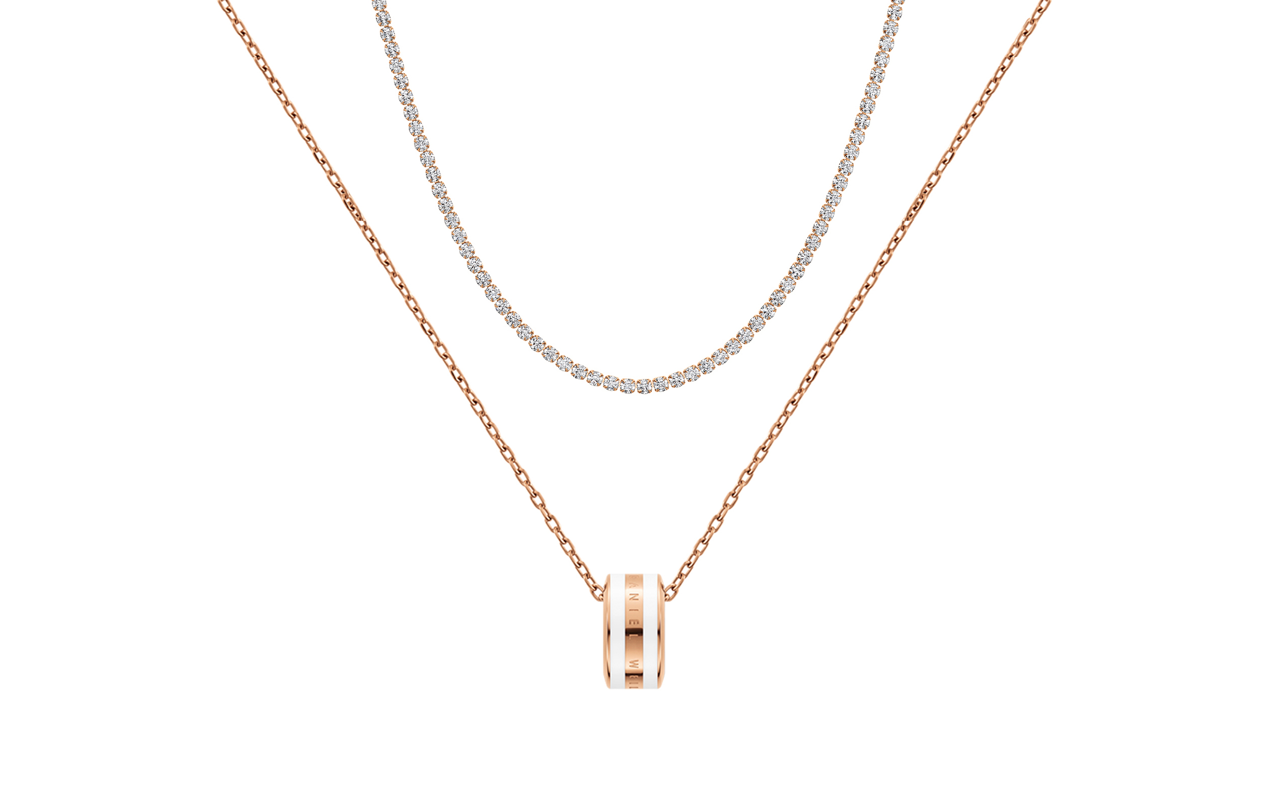 

DW/DanielWellington Daniel Wellington Alloy Necklaces Women's Porcelain White