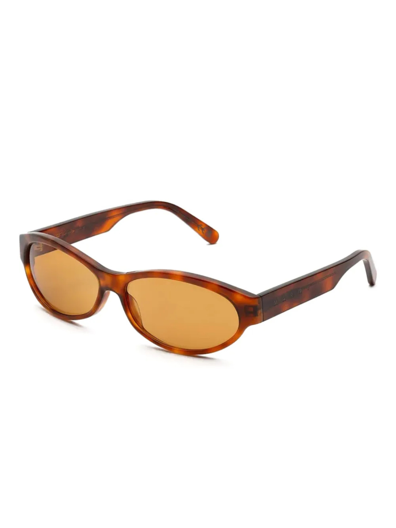 

Солнцезащитные очки Marni Eyewear Ouzoud в овальной оправе, коричневый