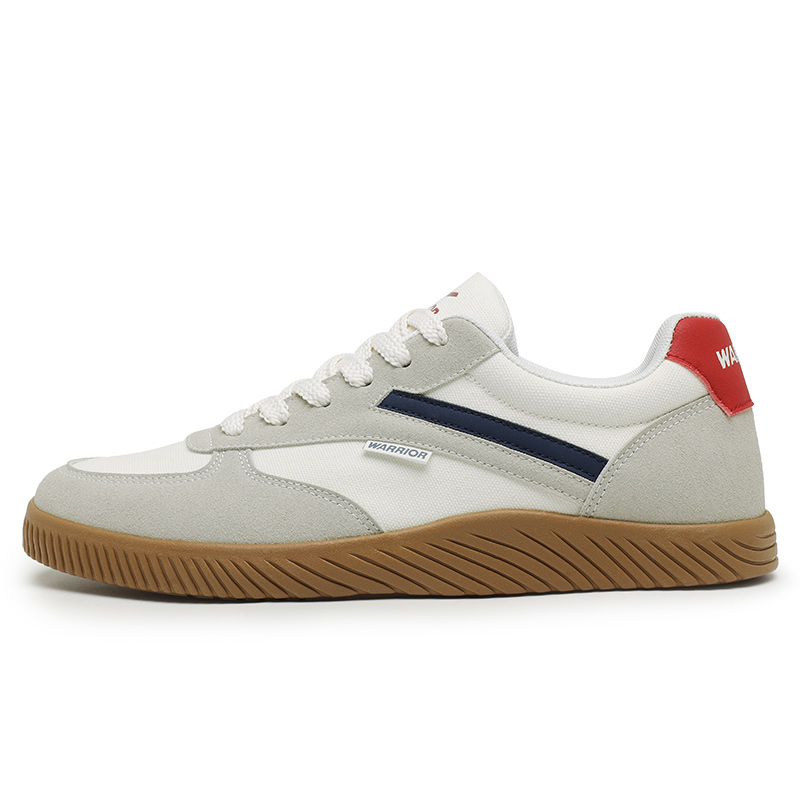 

WARRIOR Кроссовки для скейтбординга низкие Coverage Slip Resistant And Abrasion Resistant унисекс серый бежевый темно-синий