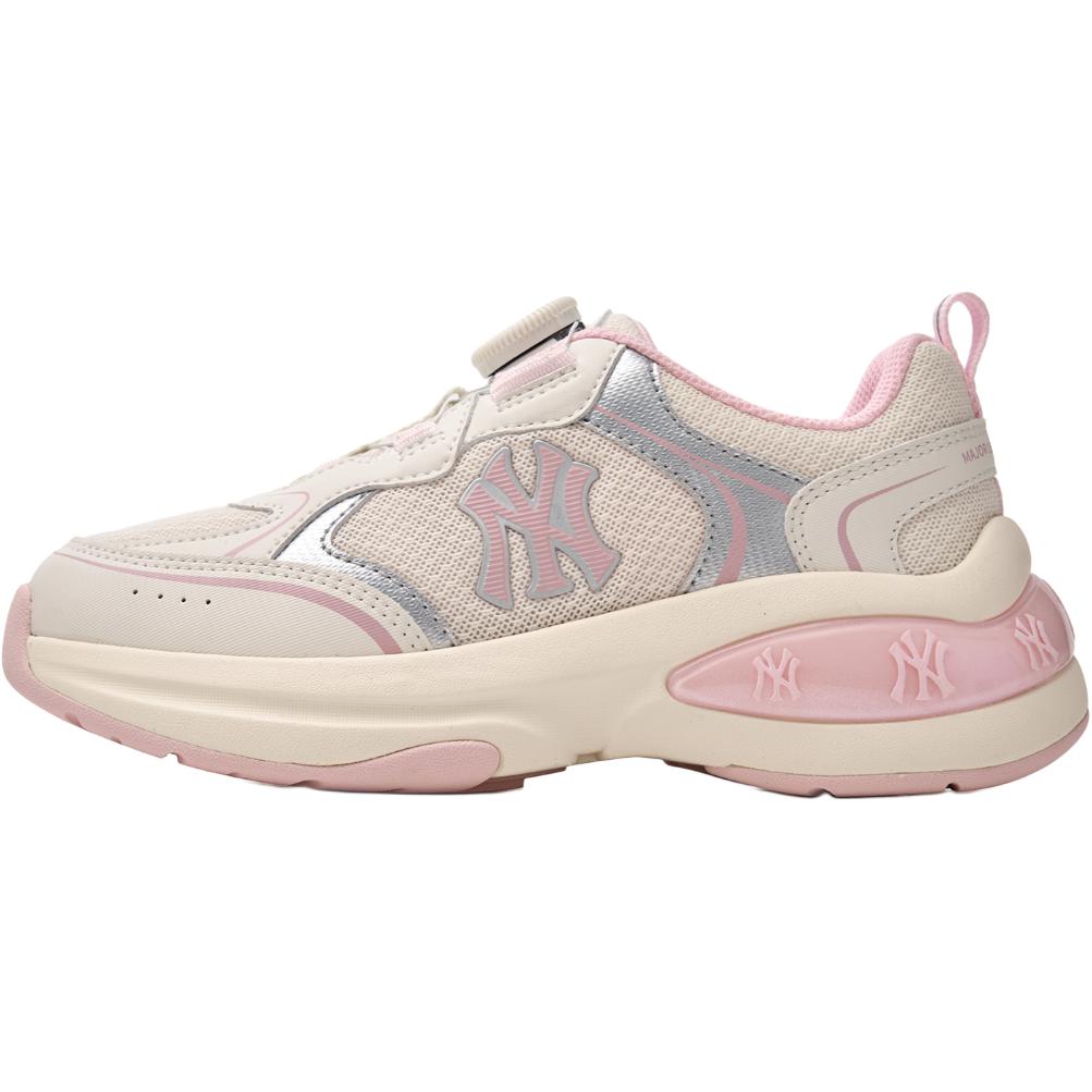 

Детские повседневные кроссовки New York Yankees для детей от 3 до 7 лет MLB, бежевый/розовый