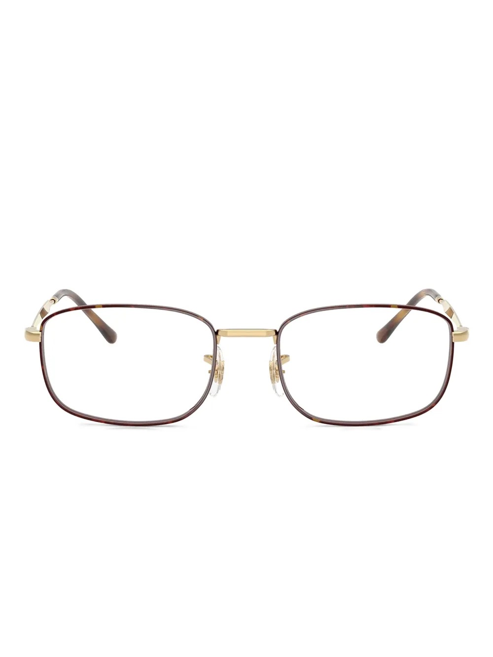 

Очки в прямоугольной оправе Ray-Ban, коричневый