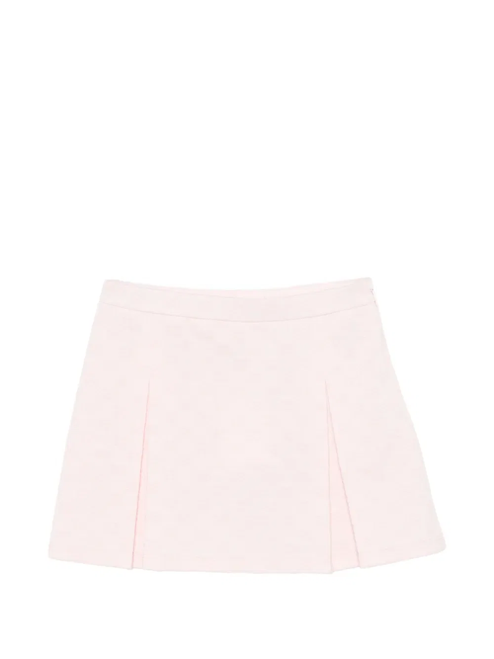Юбка с монограммой и складками Gucci Kids, розовый