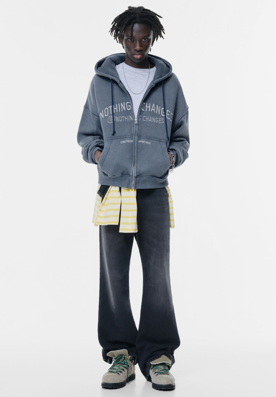 

Толстовка PULL&BEAR EMBROIDERED, Blue