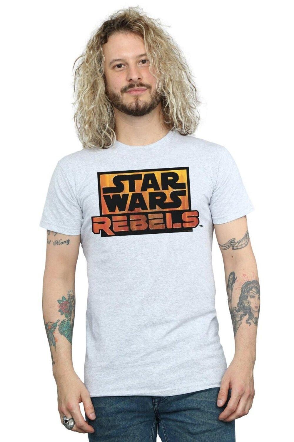 

Футболка с логотипом Rebels Star Wars, серый