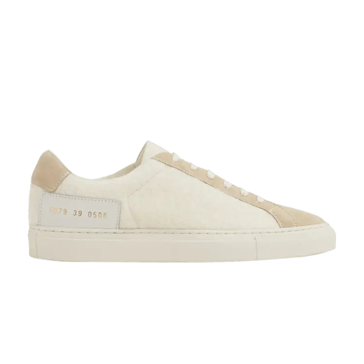 Кроссовки Common Projects Wmns Retro Wool White, белый