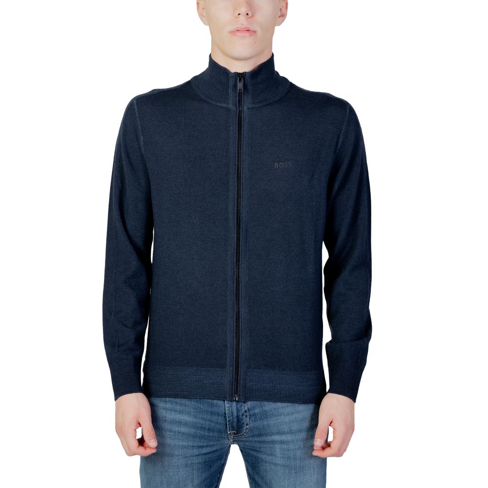 

Синий шерстяной кардиган Hugo Boss